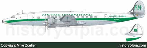 PIA Lockheed L-1049H Super Constellation
