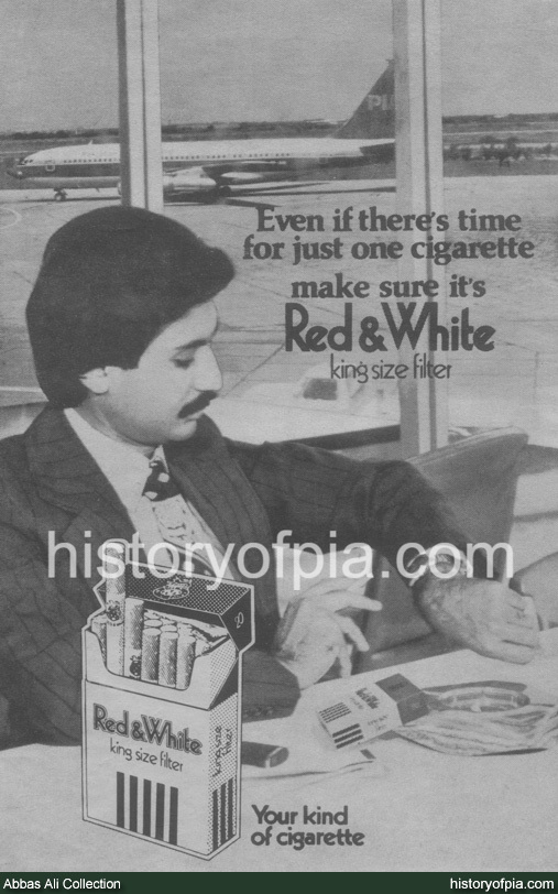 Red & White Advertisement