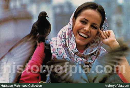 PIA Air Hostess Postcard