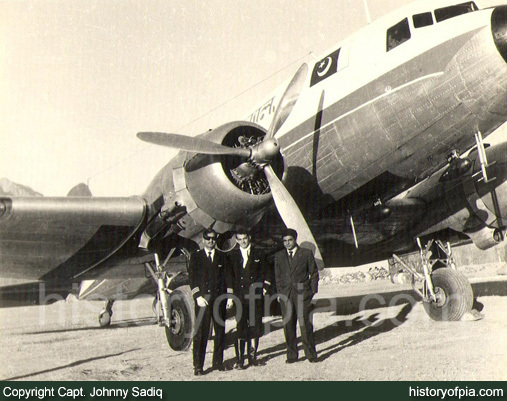 PIA DC-3 at Gilgit