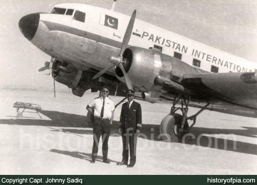 PIA DC-3 at Pasni