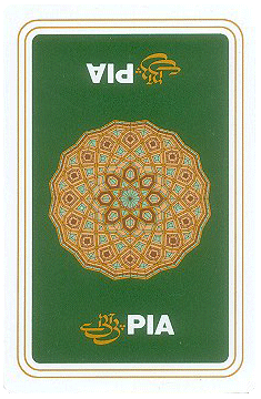 PIA Playing Card