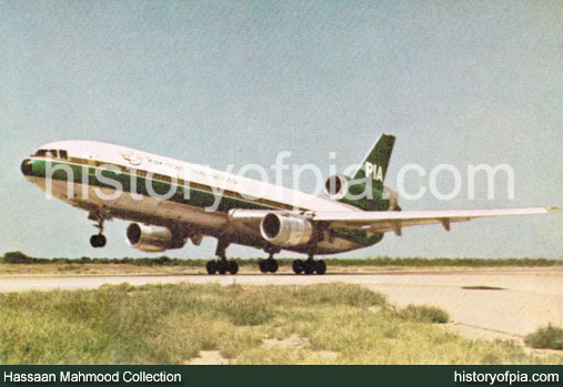 PIA McDonnell Douglas DC-10-30 Postcard