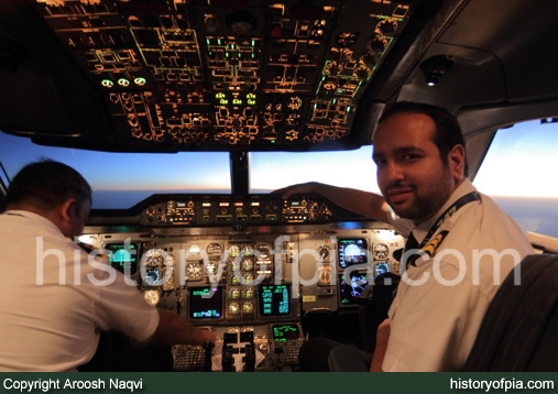 First Officer Aroosh Naqvi