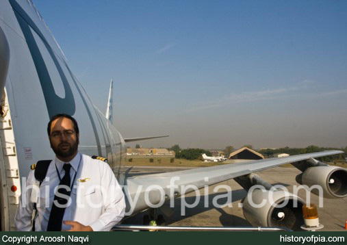 First Officer Aroosh Naqvi