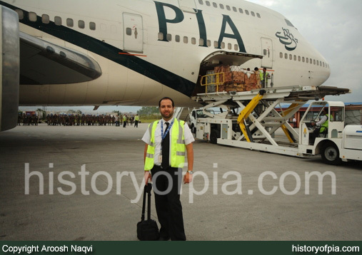 First Officer Aroosh Naqvi