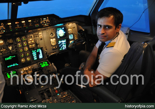 First Officer Ramiz Abid Mirza