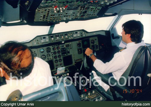 First Officer of a PIA Airbus A310-300