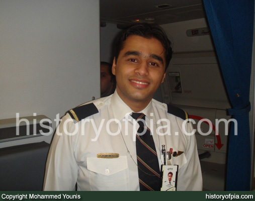 Flight Steward Asim Moiz