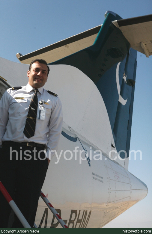 Flight Steward Sajjad Mir