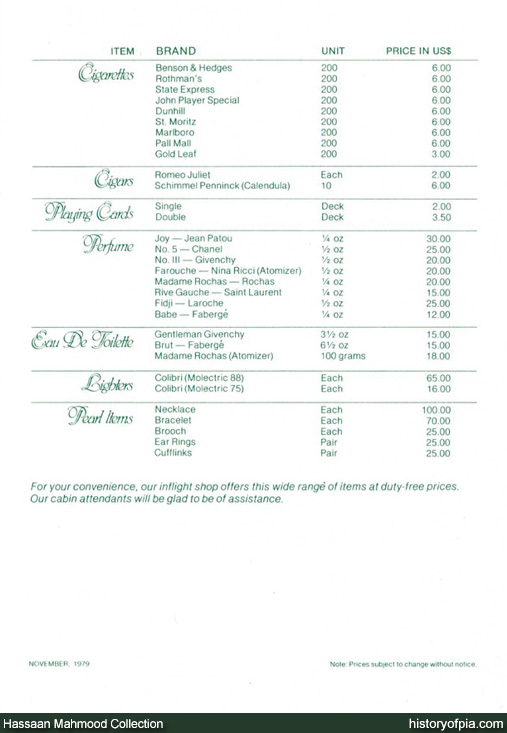 PIA Inflight Shopping
