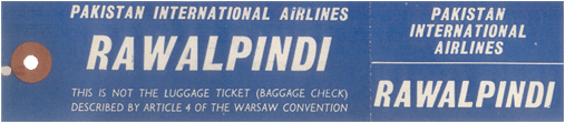 PIA Luggage Tag