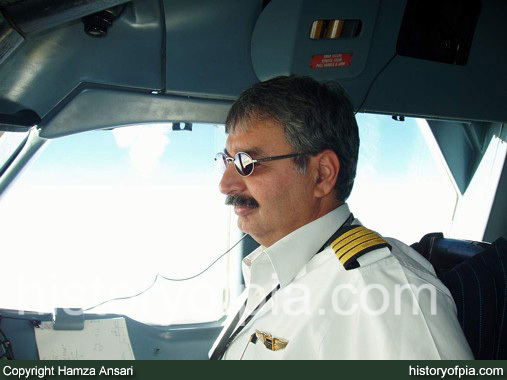 First Officer Saqib Ansari
