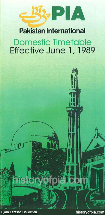 PIA Timetable